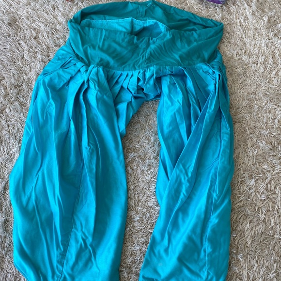 Blue paisley design patiala style salwar suit - Picture 7 of 9